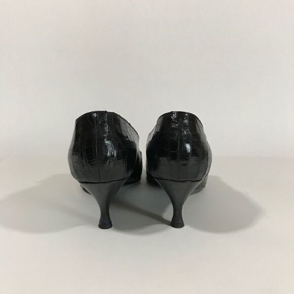 Croc Imprint Cute Mini T Strap - Picture 4 of 6